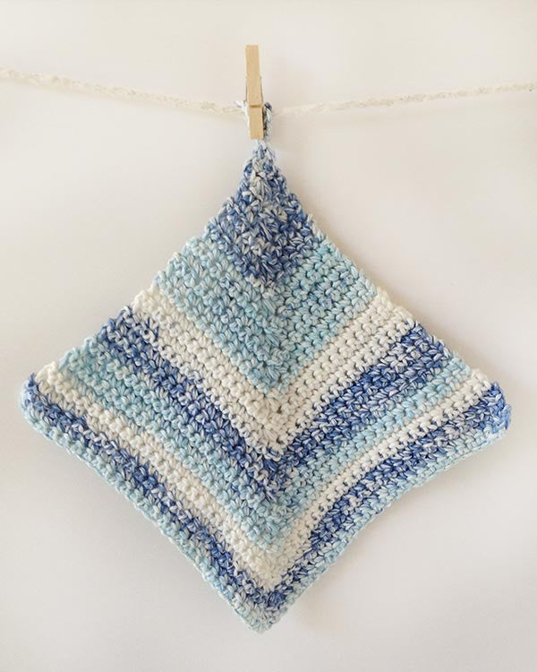 Stripes Dishcloth Set Crochet Pattern - Maggie's Crochet