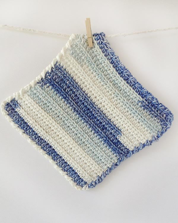 Stripes Dishcloth Set Crochet Pattern - Maggie's Crochet