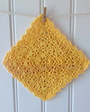 Sunny Days Dishcloths Crochet Pattern - Maggie's Crochet
