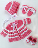 Vintage Puff Shell Layette Crochet Pattern - Maggie's Crochet