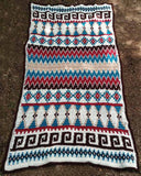 Aztec Afghan & Pillow Set Crochet Pattern - Maggie's Crochet