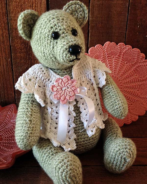 Crochet Sweater Teddy Bear Pattern 