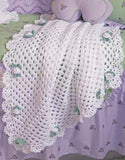 Floral Grannies Afghan Set Crochet Pattern - Maggie's Crochet