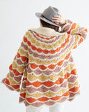 Crochet Pattern Shell Stitch Sweater Jacket Vintage - Maggie's Crochet