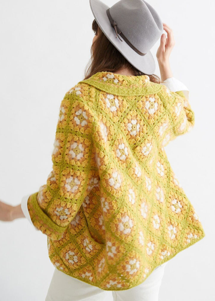 Crochet Granny Square Cardigan Pattern - Maggie's Crochet
