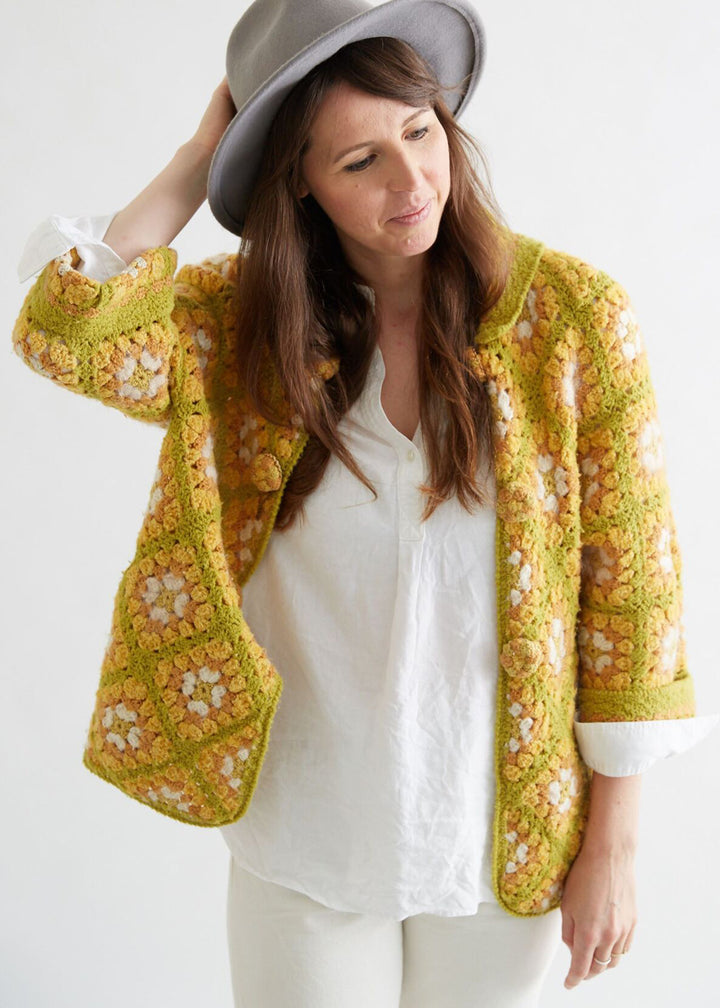 Crochet Granny Square Cardigan Pattern - Maggie's Crochet