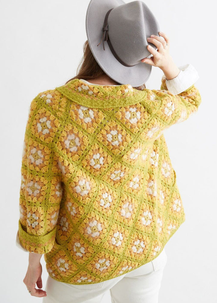 Crochet Granny Square Cardigan Pattern - Maggie's Crochet