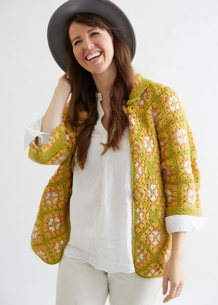 Crochet Granny Square Cardigan Pattern - Maggie's Crochet