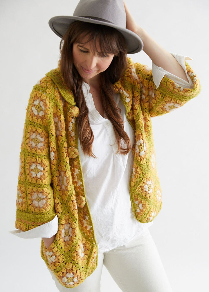 Crochet Granny Square Cardigan Pattern - Maggie's Crochet