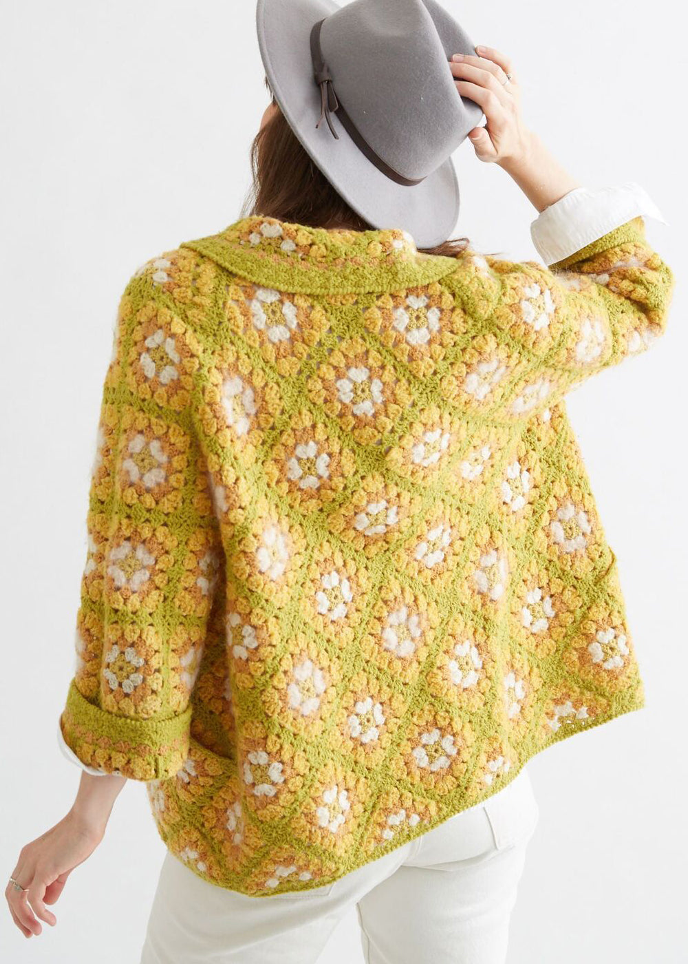 Crochet Granny Square Cardigan Pattern - Maggie's Crochet