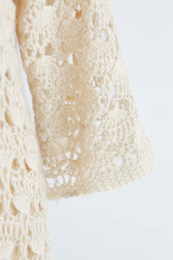 Vintage Crochet Lacy Shell Sweater Crochet Pattern - Maggie's Crochet