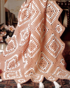 Apricot Illusions Afghan Crochet Pattern - Maggie's Crochet