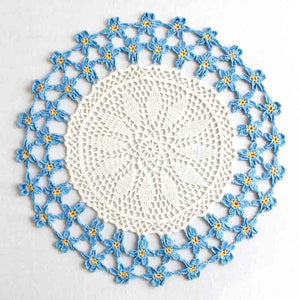 Forget-Me-Not Doily Crochet Pattern - Maggie's Crochet