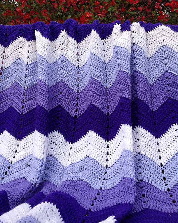 Vintage Ripple Afghan Crochet Pattern