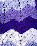 Purple Mountains Majesty Ripple Afghan Crochet Pattern - Maggie's Crochet