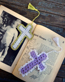 Cross Bookmarks in Thread Crochet Pattern
