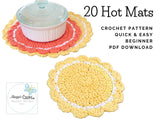 20 Hot Pad Crochet Patterns