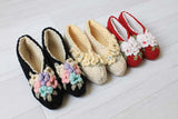 Vintage Floral Slippers Crochet Pattern - Maggie's Crochet