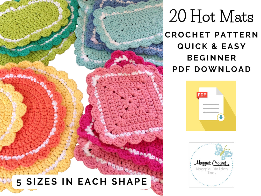 20 Hot Pad Crochet Patterns