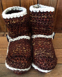 Boots 'n Booties Crochet Slipper Patterns for All Sizes - Maggie's Crochet