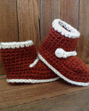 Boots 'n Booties Crochet Slipper Patterns for All Sizes - Maggie's Crochet