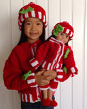 Dolly and Me Christmas Outfits Crochet Pattern - Maggie's Crochet
