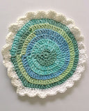 Dishcloths In The Round Crochet Pattern Set - Maggie's Crochet