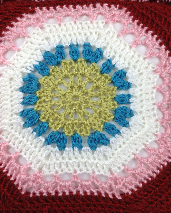 Hippie Chic Afghan & Pillow Set Crochet Pattern - Maggie's Crochet