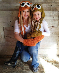 Hootin' Hat Set Crochet Pattern - Maggie's Crochet