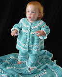 Blueberry Baby Layette Crochet Pattern - Maggie's Crochet