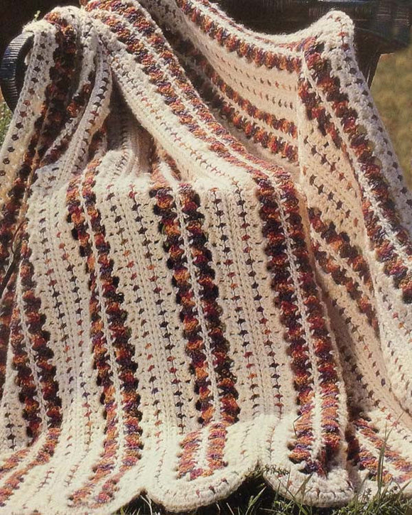 Indian Summer Afghan Crochet Pattern - Maggie's Crochet