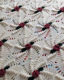 Pinwheel Rose Afghan Crochet Pattern - Maggie's Crochet