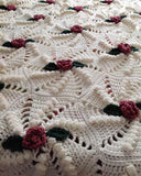 Pinwheel Rose Afghan Crochet Pattern - Maggie's Crochet