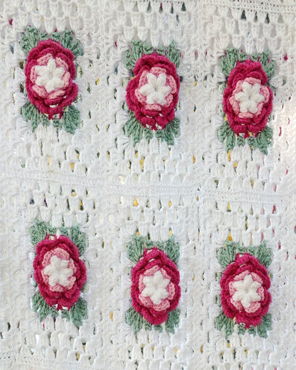 Rose Radiance Afghan Crochet Pattern - Maggie's Crochet