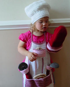Cooking Katie Chef Set Crochet Pattern - Maggie's Crochet