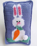 Easter Bunnies Afghan and Pillow Set Crochet Pattern - Maggie's Crochet
