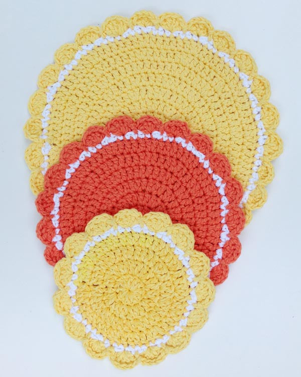 20 Hot Pad Crochet Patterns - Maggie's Crochet