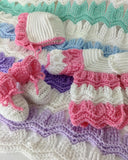 Victorian Ripple Baby Layette Crochet Pattern - Maggie's Crochet