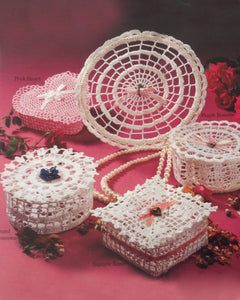 Keepsake Lace Potpourri Boxes Crochet Pattern - Maggie's Crochet
