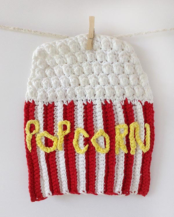 Black, White, Red & Yellow Dishcloth Set Crochet Pattern - Maggie's Crochet