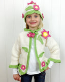 Flower Sweater and Hat Crochet Pattern - Maggie's Crochet