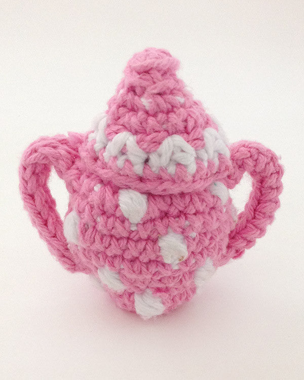 Polka Dot Tea Set With Picnic Basket Crochet Pattern– Maggie's Crochet